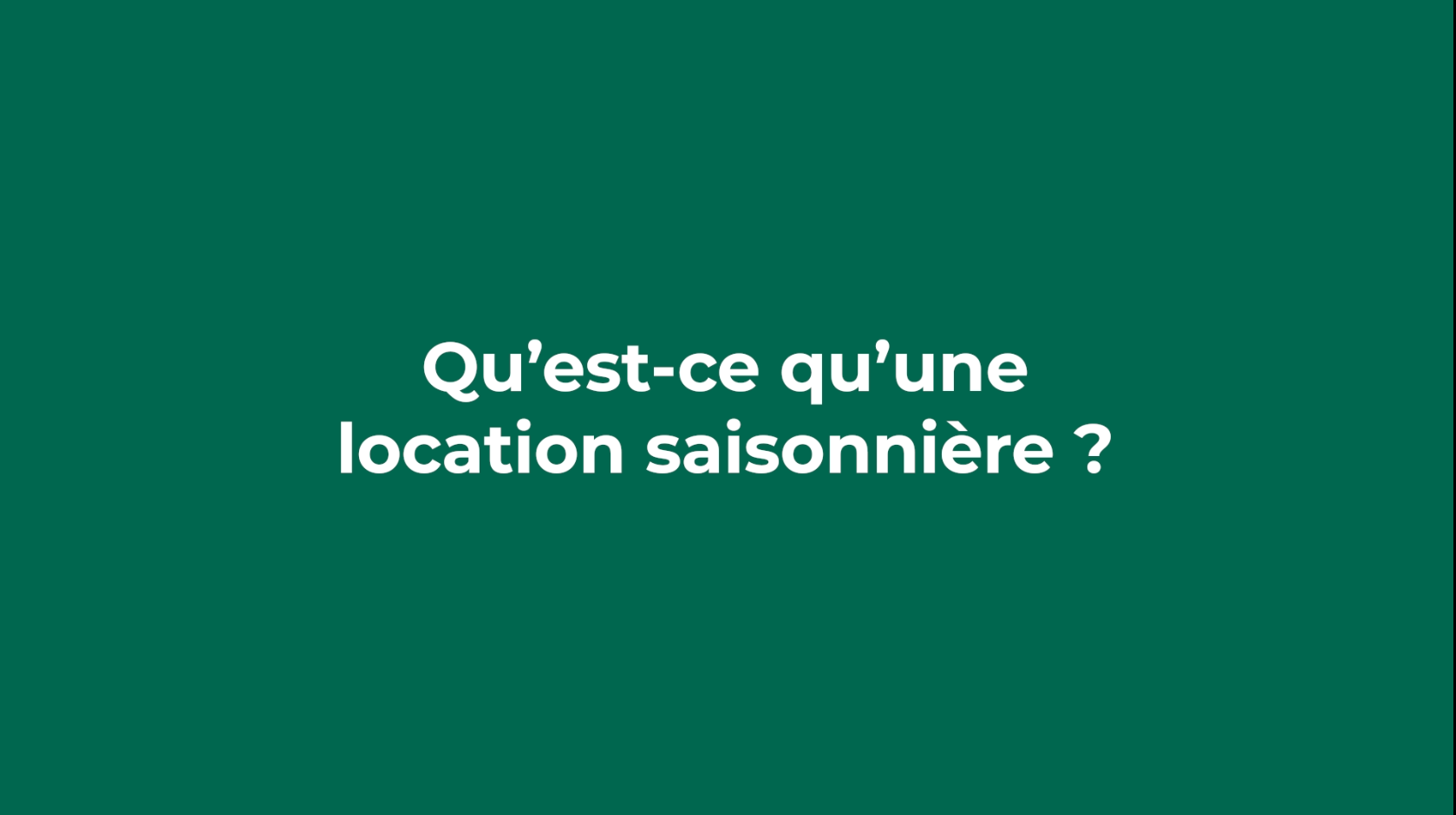 Location saisonnière Bailleur